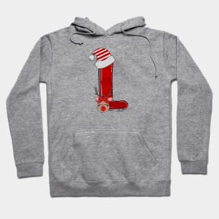 Letter L - Christmas Letter Hoodie